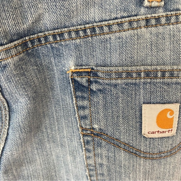 Carhartt relaxed fit distressed straight leg jeans size 38x32 - Picture 13 of 16